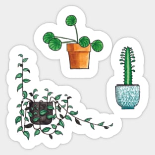 House Plant Sticker Pack 3 Sticker